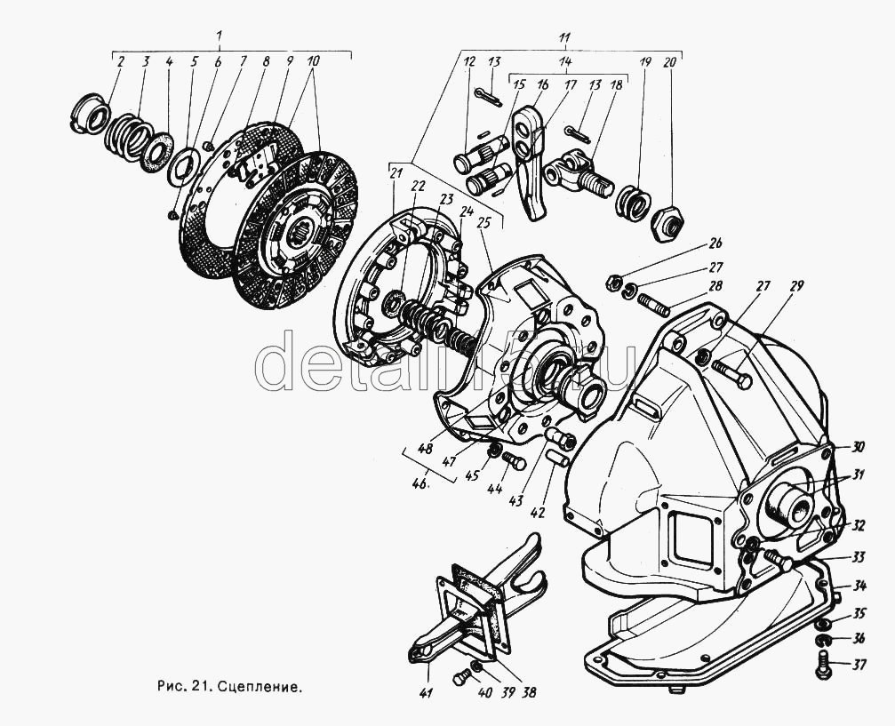 Пропало сцепление газ 24