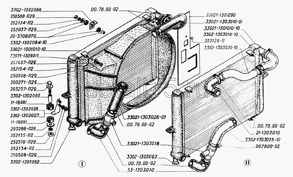 Схема охлаждения газель 406