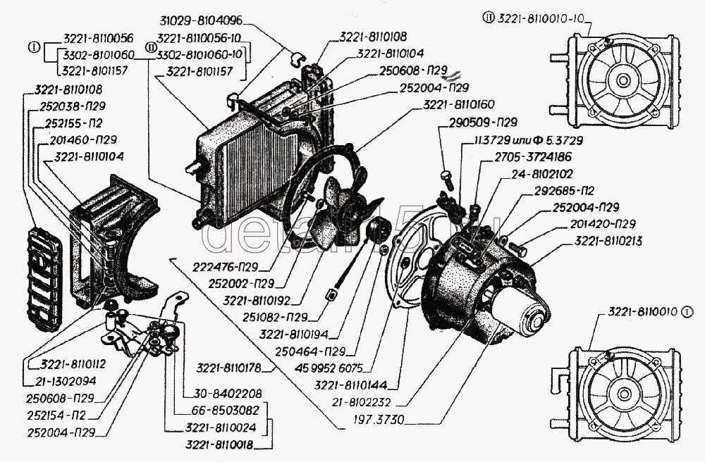 Отопитель газ 3302 схема