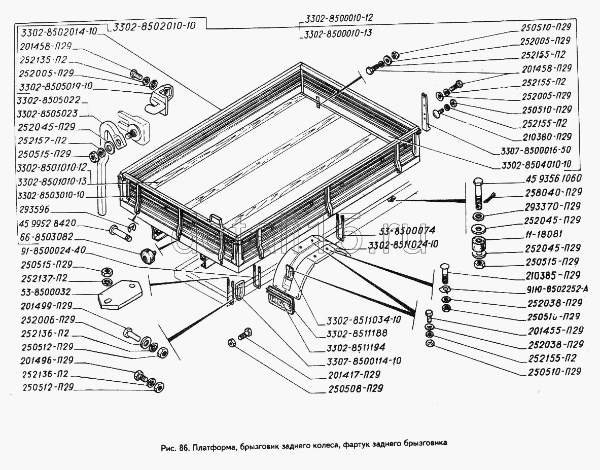 Детали кузова газель 3302