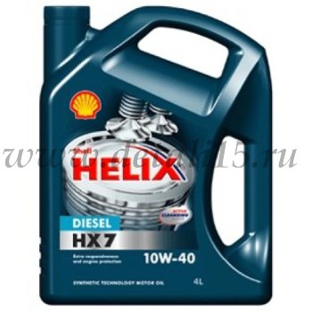   SHELL HELIX 10W40 HX7 Diesel CF A3/B3/B4 505.00 4 / 550040428