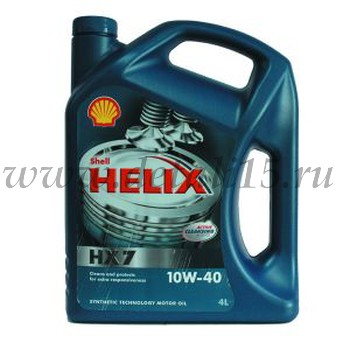   SHELL HELIX 10W40 HX7 SN/CF A3/B3/B4 502.00/505.00 4 / 550051575