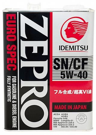   5W-40 ZEPRO EURO SPEC SN/CF 4 1849-004