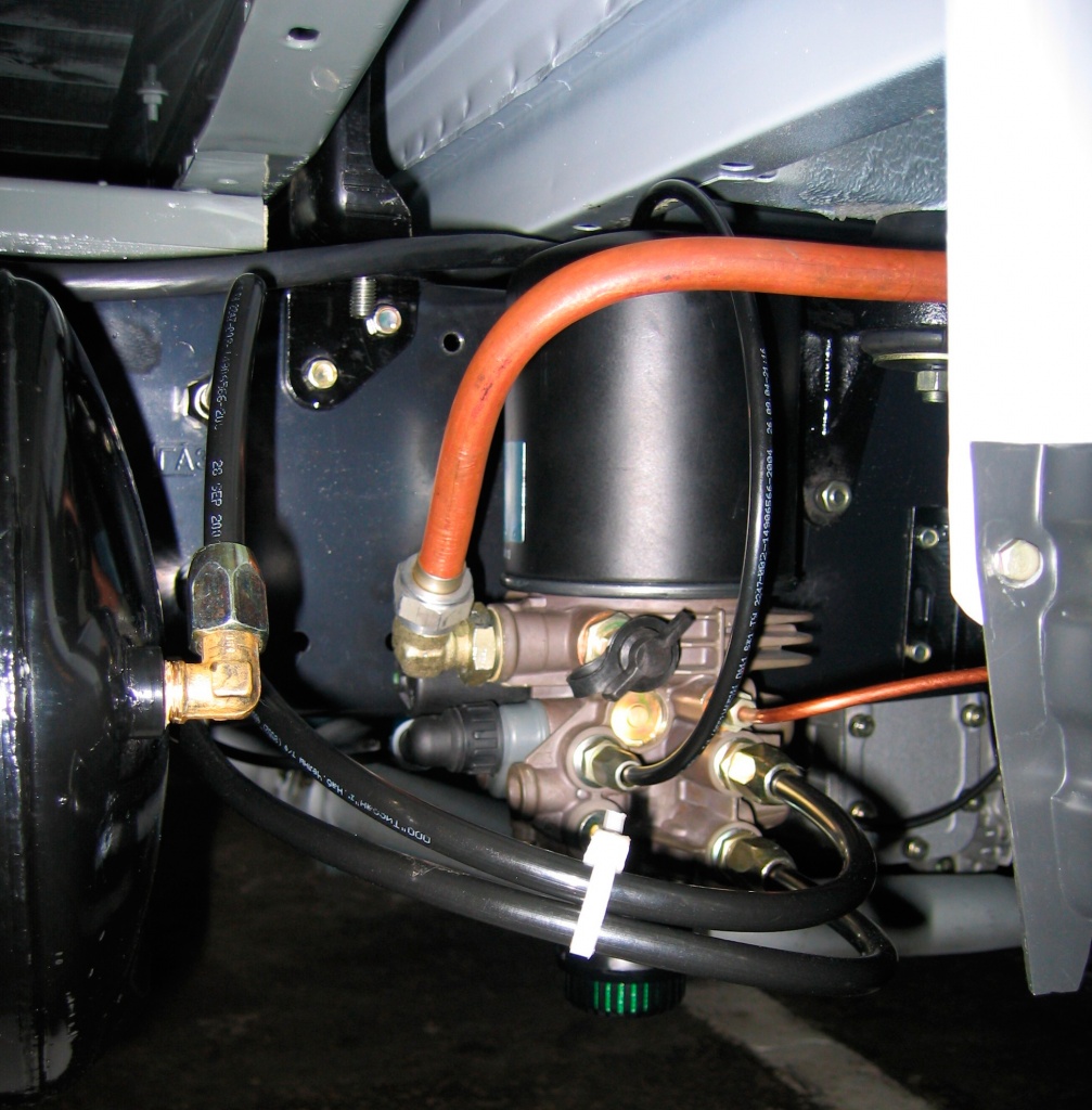 Установка привода тормозной системы на ГАЗ-33104 Валдай Евро 3